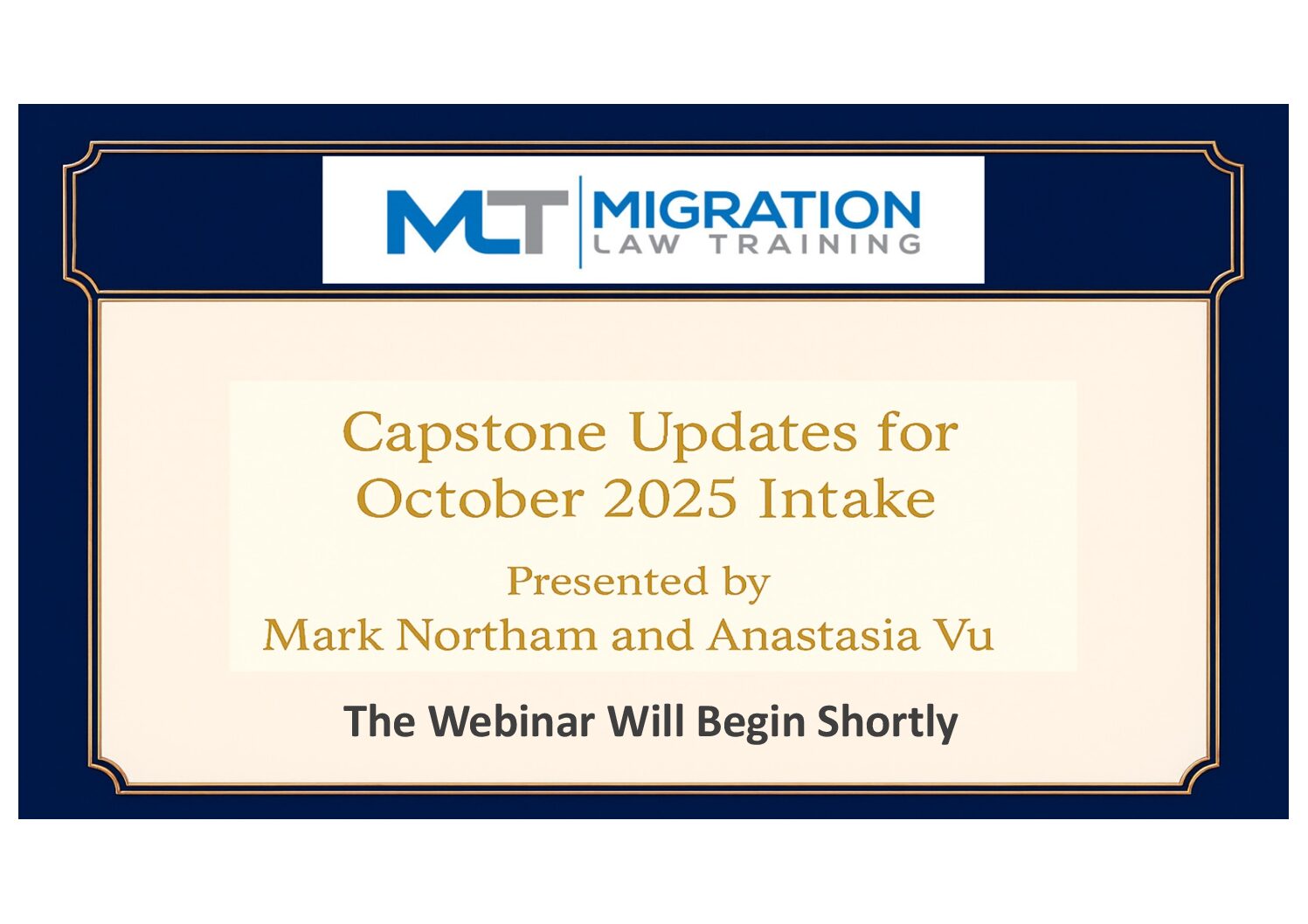 Capstone Update Webinar Slides